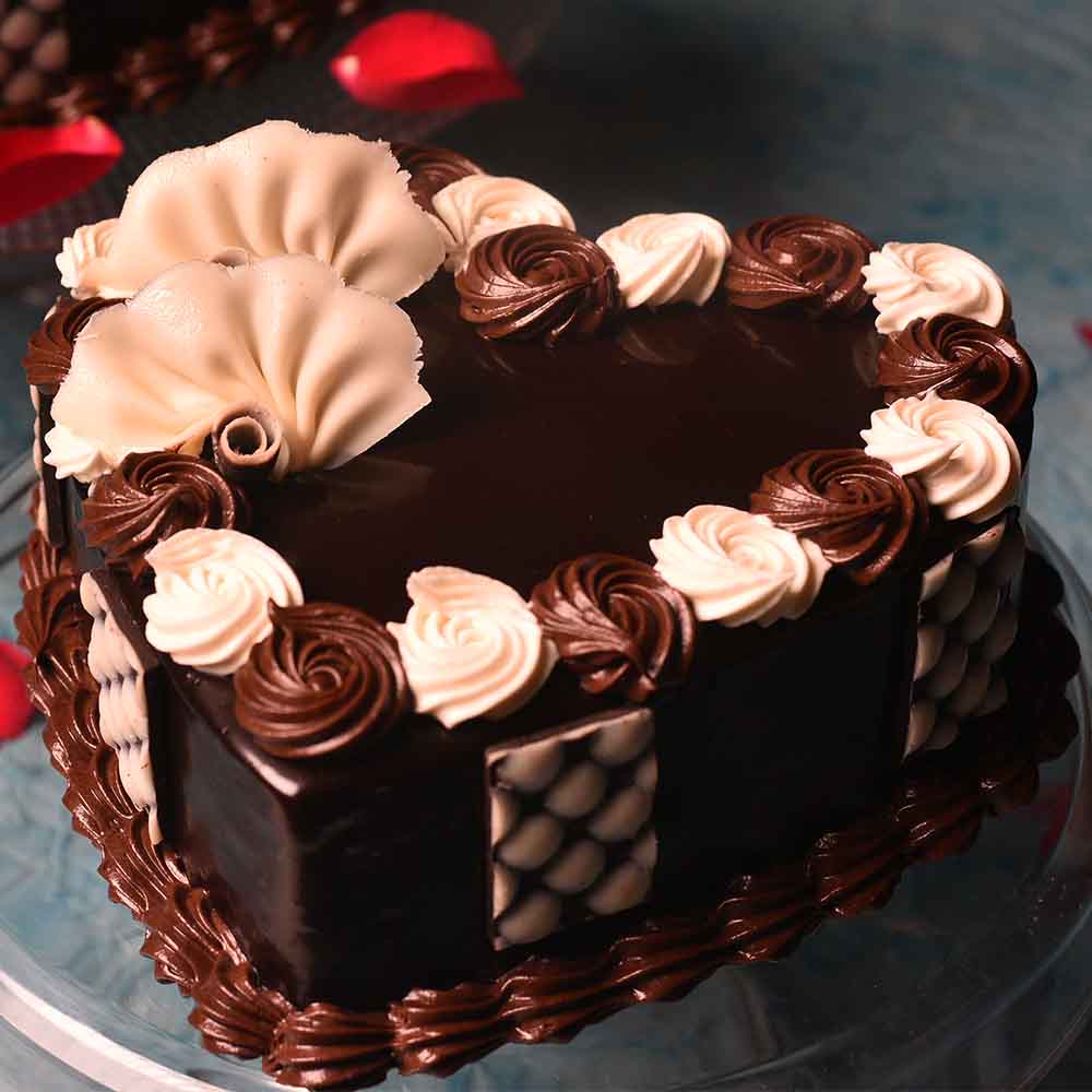 Truffle Heart Cake - Kathleen Confectioners