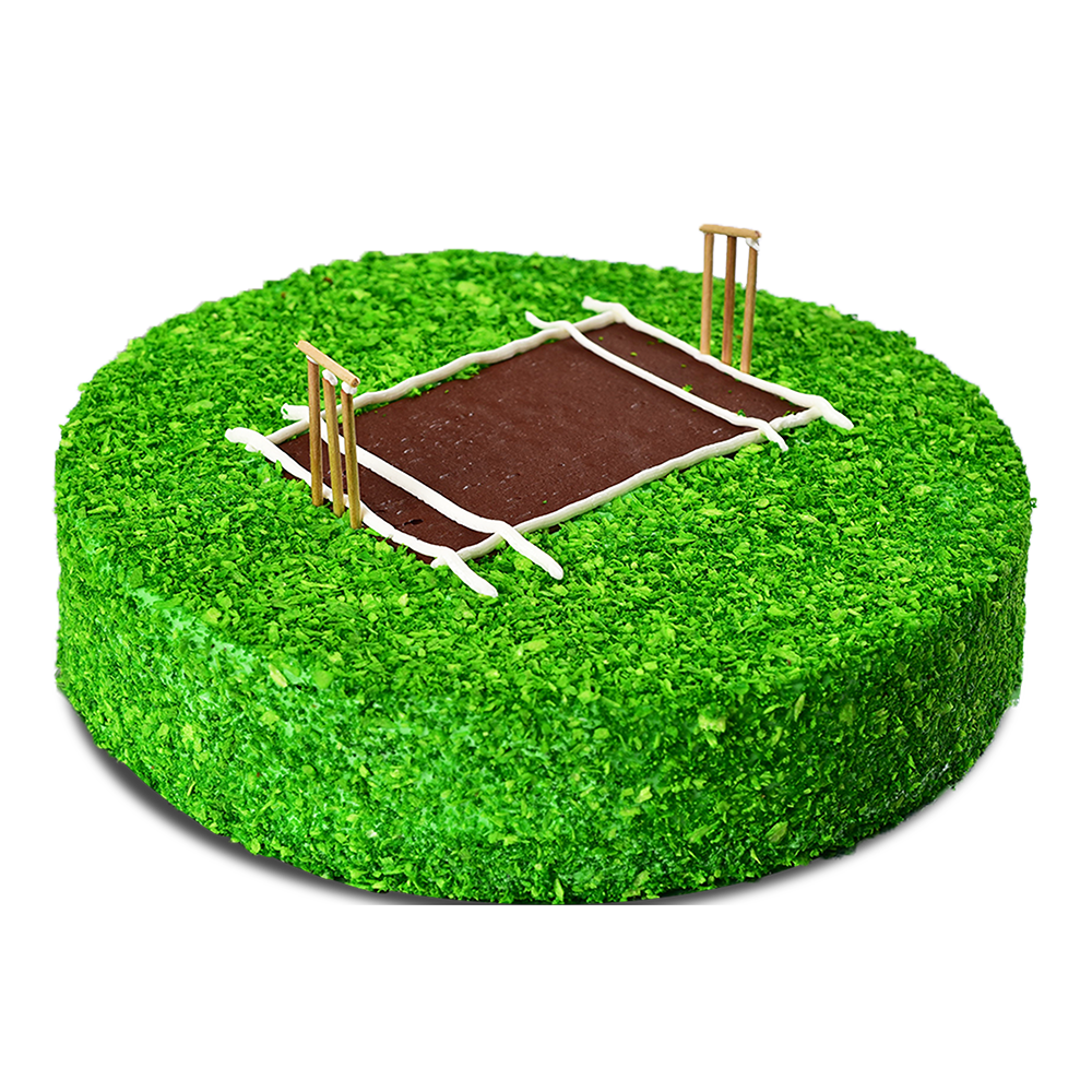 Cricketer Cake | Cake For Cricket Lover | Cricket Pitch Cake – Liliyum  Patisserie & Cafe